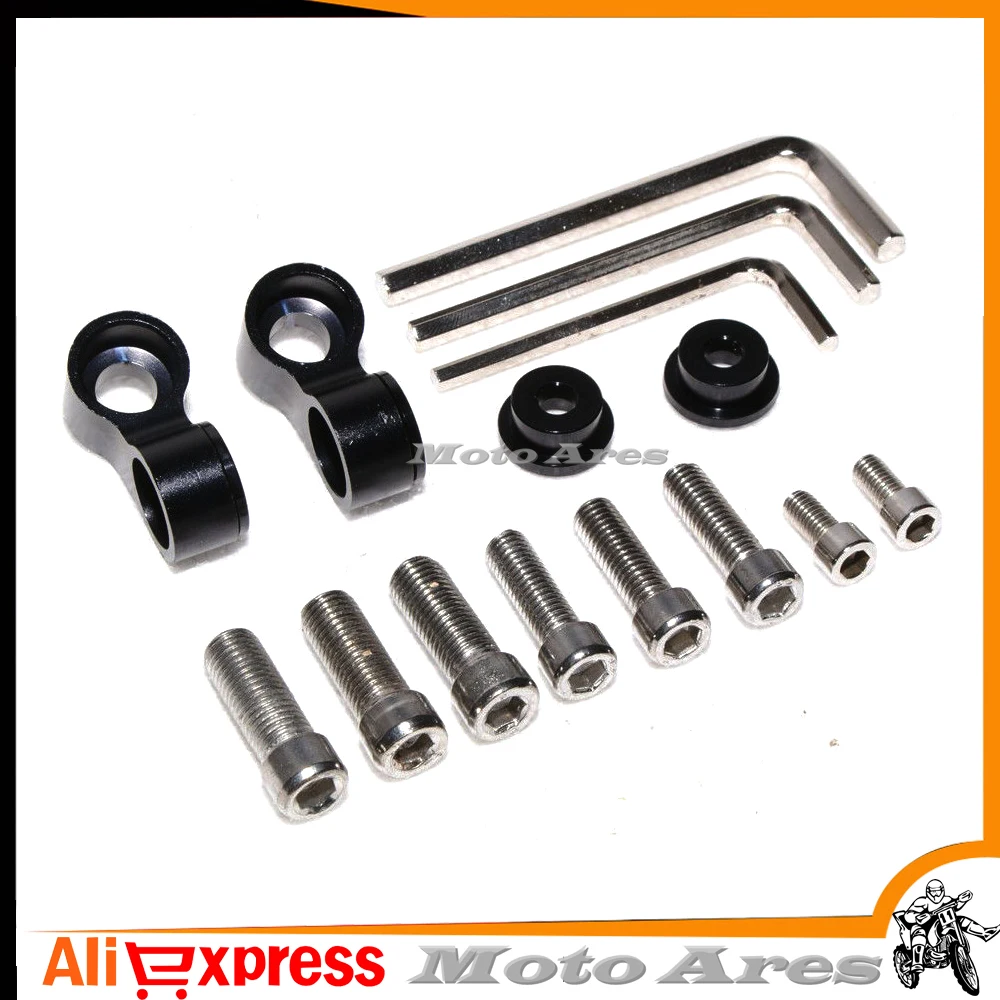 Алюминиевое мотоциклетное боковое зеркало заднего вида Tomok для honda yamaha Kawasaki z750 Z800