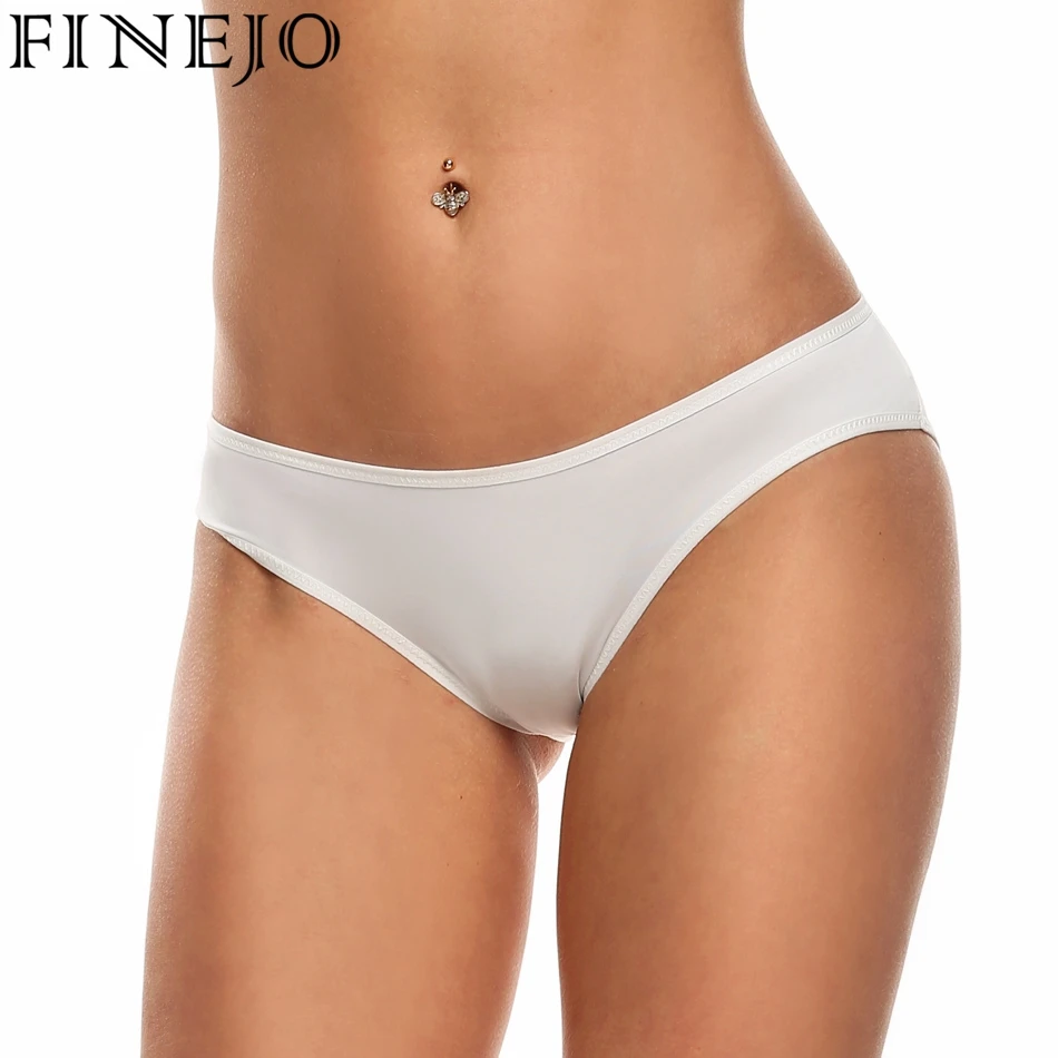 FINEJO однотонное женское нижнее белье из 3 предметов стринги женские трусы bragas