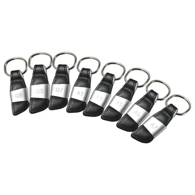 Leather Car Keychain Key Holder For Audi A3 8P 8V 8L A4 B6 B8 B7 B5 B9 A6 C5 C6 C7 4F A5 A7 TT 80 Q3 Q5 Q7 S3 S4 S5 S6 S7 S line |