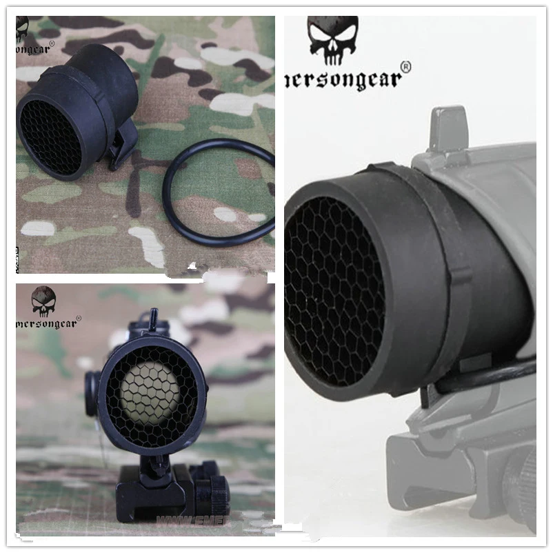 EMERSON охотничий прицел с миганием для винтовки ACOG черного цвета в виде мигалки