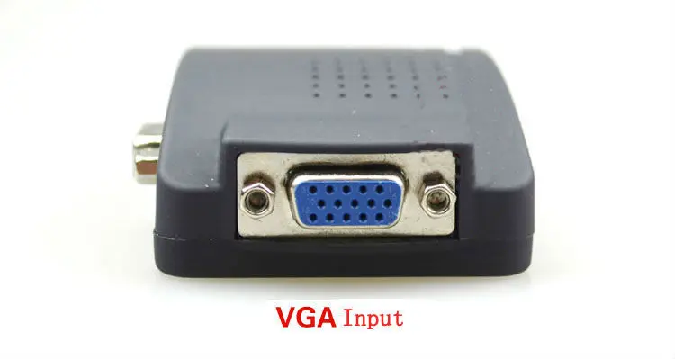 ТВ DVD AV композитный RCA S-видео к VGA монитору ПК видео адаптер преобразователь