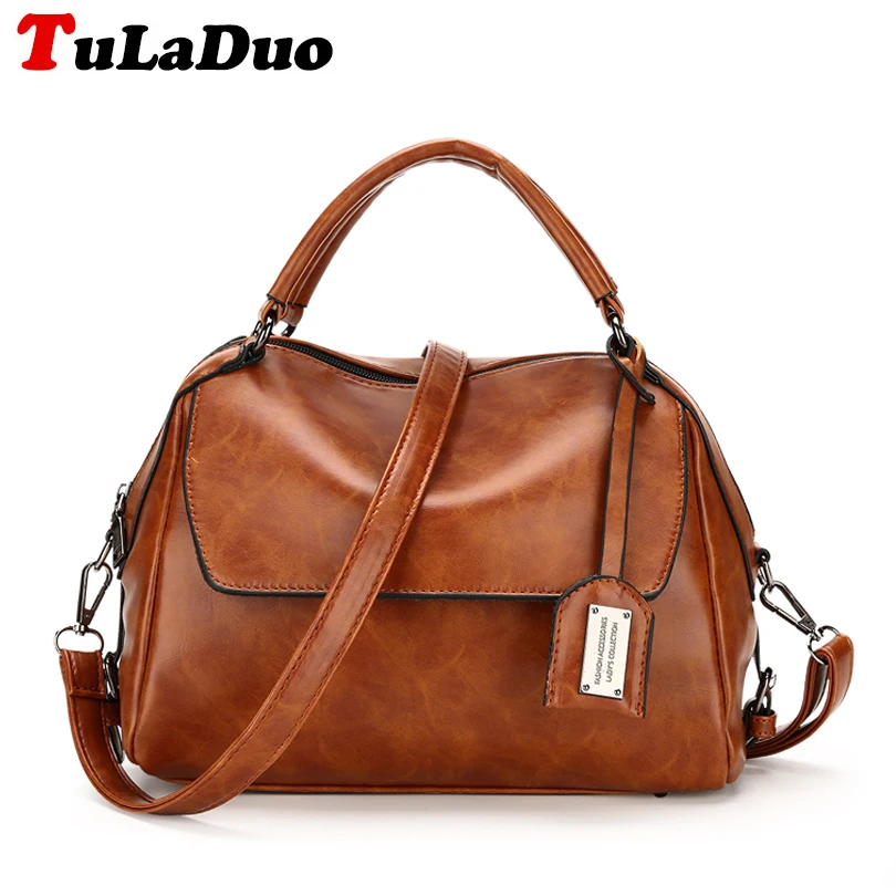 Модные женские сумки из вощеной кожи на плечо высокого качества роскошные