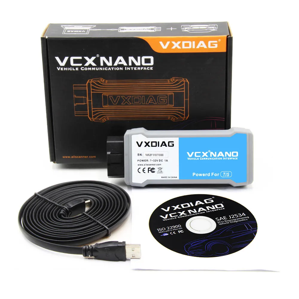 VXDIAG VCX NANO techstem V14.00.018 для JLR SDD V158 ODIS V5.1.5 для VAG OBD OBD2 автоматический диагностический сканер ECU программист инструмент