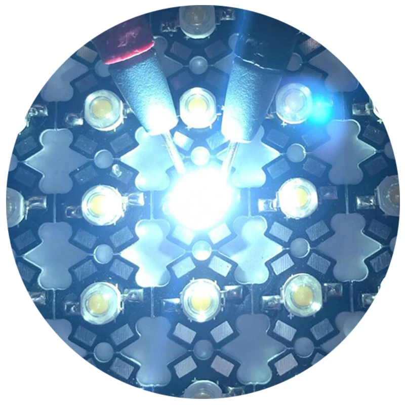 Высокая мощность 1 Вт 3 5 LED Grow Light 45mil полный спектр 380 840Nm COB SMD диод для комнатных