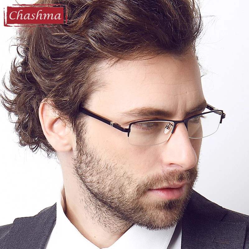 Брендовые антирадиационные мужские очки с оптической оправой Chashma антибликовые