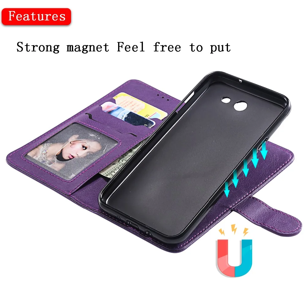 Съемный кожаный флип-чехол 2 в 1 для Samsung Galaxy J7 V J727V Perx J727P/Sky Pro чехол телефона 2017 США