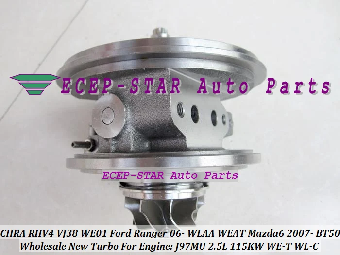 Бесплатная доставка турбокартридж CHRA RHV4 VJ38 VHD20011 WE01 для FORD Ranger 2006- WLAA WEAT MAZDA 6 07- BT50
