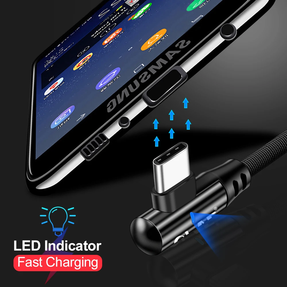 Кабель OLAF USB Type C для Samsung Galaxy S10 S9 Plus Xiaomi Mi 8 6 MAX 3 кабель быстрой зарядки и передачи