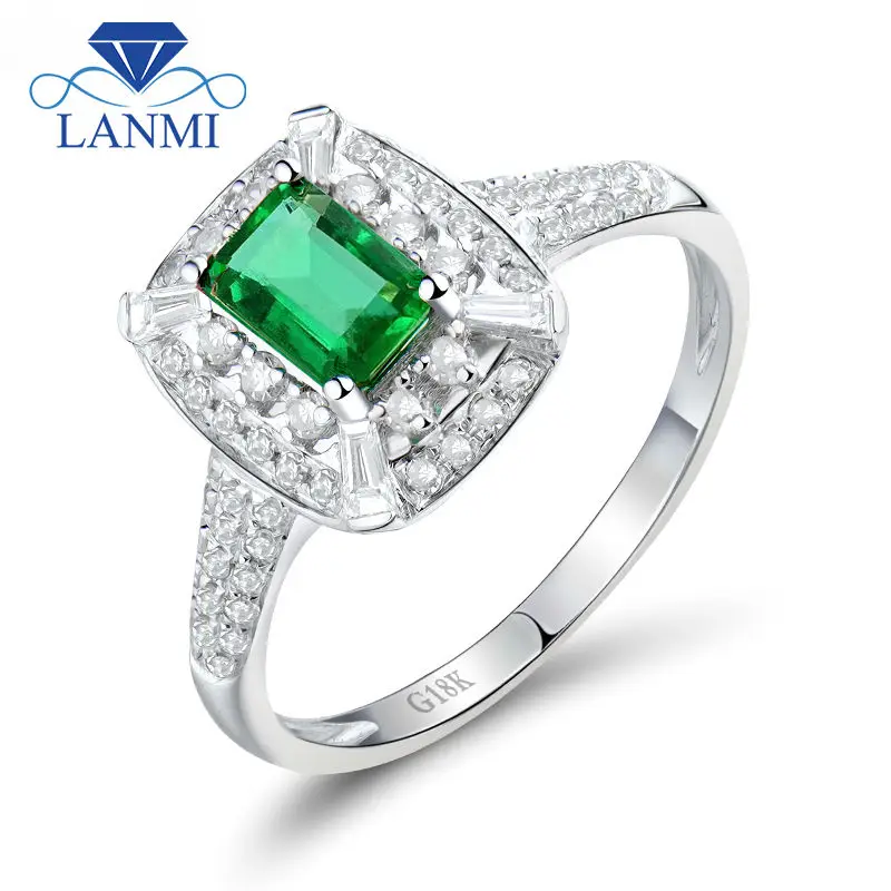 Роскошные одноцветные обручальные кольца 18kt из белого золота с натуральным