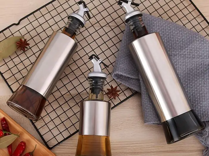 1 шт. кухонный диспенсер для приправ из нержавеющей стали бутылки масляный соус