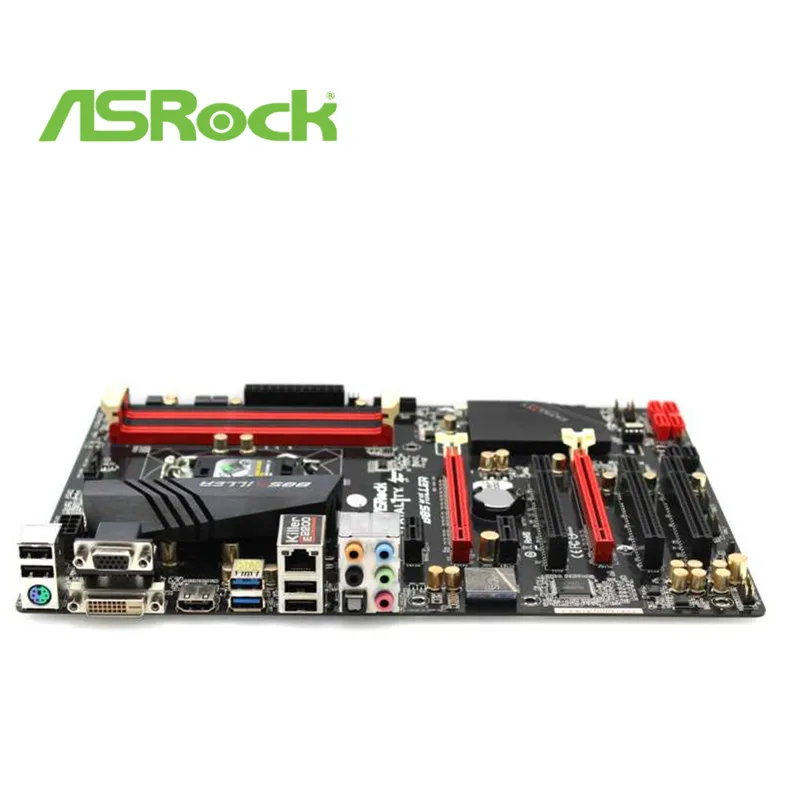 Используется полная рабочая Материнская плата ASROCK B85 Killer LGA 1150 32bg USB 3,1 ATX Рабочий стол материнская плата