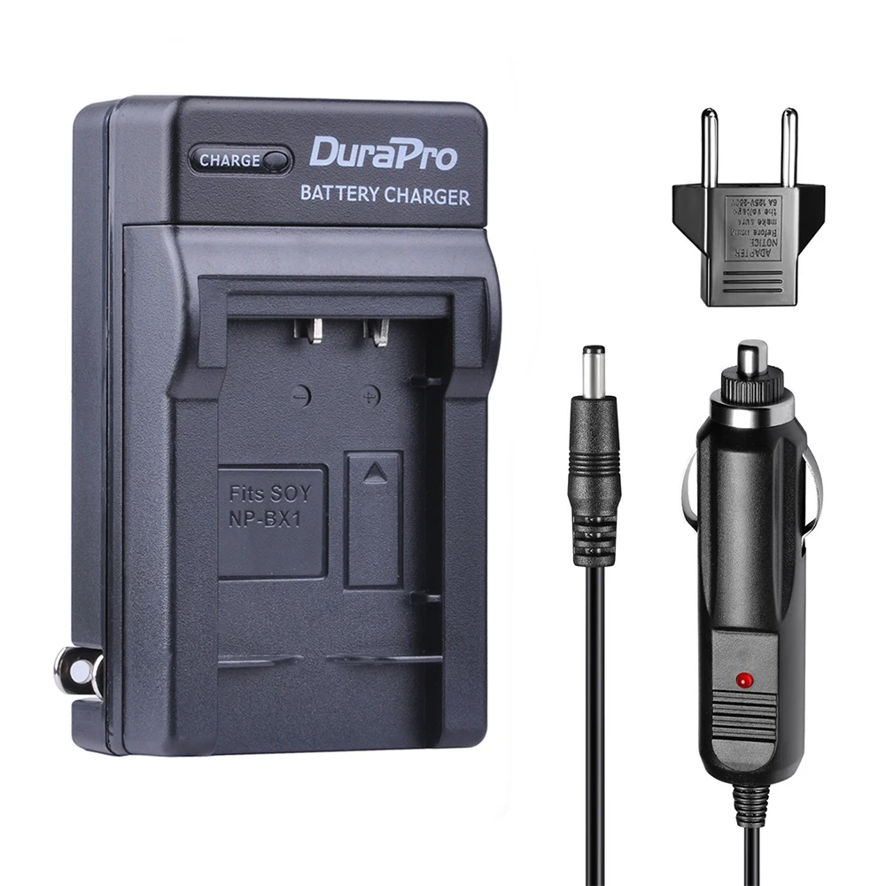 Автомобильное зарядное устройство/настенное зарядное устройство + вилка европейского стандарта для SONY NP-BX1 DSC RX1 RX100 RX100iii M3 M2 RX1R WX300 HX300 HX400 HX50 HX60 GWP88, 1 шт.
