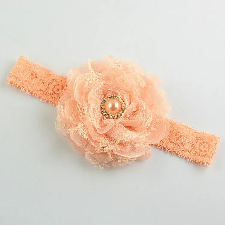 Детская шифоновая повязка на голову 16 цветов 48 шт./лот|lace headband|headbands for girlsdesigner headband