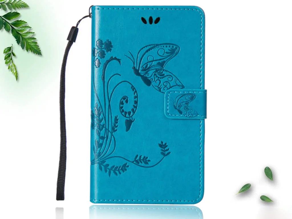 

Newest For FLY FS458 Stratus 7 Cool Printed Flower 100% Special PU Leather High-quality Flip case with Strap
