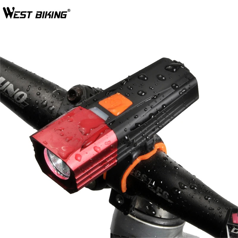 WEST BIKING велосипедный светильник Водонепроницаемый зарядка через USB светодиодный
