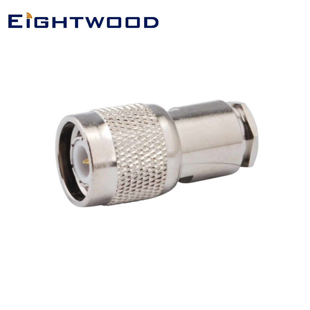 Eightwood 5 шт. TNC штекер RF коаксиальный соединитель обжимной LMR195 RG58 кабель для антенны