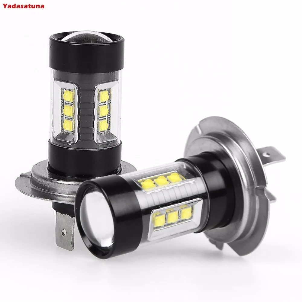 H7 светодиодные лампы высокой мощности чипсет 80 Вт для противотуманных фар или