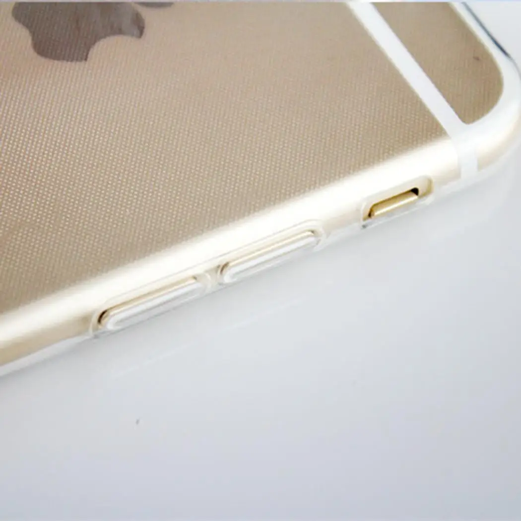 Высокое качество ТПУ мягкий тонкий прозрачный чехол для iPhone только телефон не