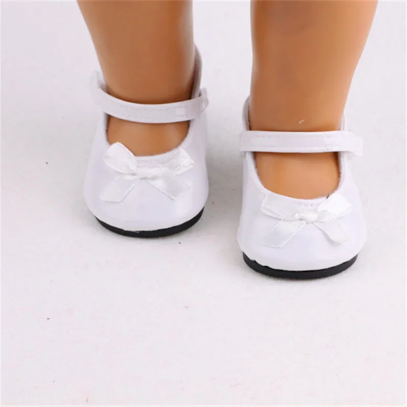 American Girl Doll Shoes Fits 18 inch Patent Leather With Bow Accessories 12 Colors for 18&quot Dolls LH1 | Игрушки и хобби