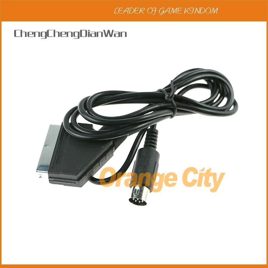 ChengChengDianWan NTSC C pin 6ft 10pin RGB Scart AV кабель 1 MD для игровой консоли Sega Saturn 20 шт./лот|md sega|md