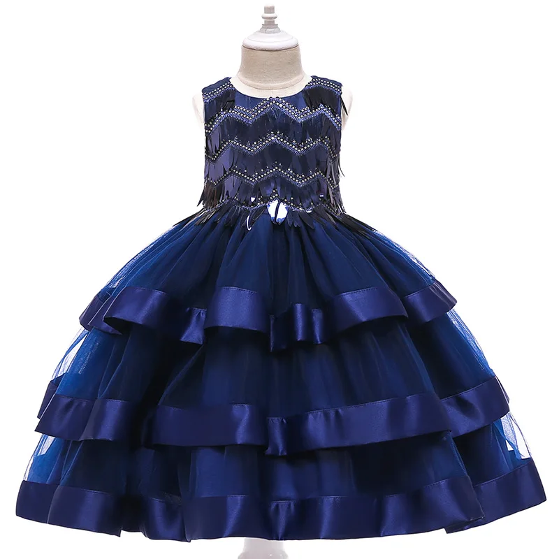 Платья с цветочным узором для девочек на свадьбу длинное стильное платье