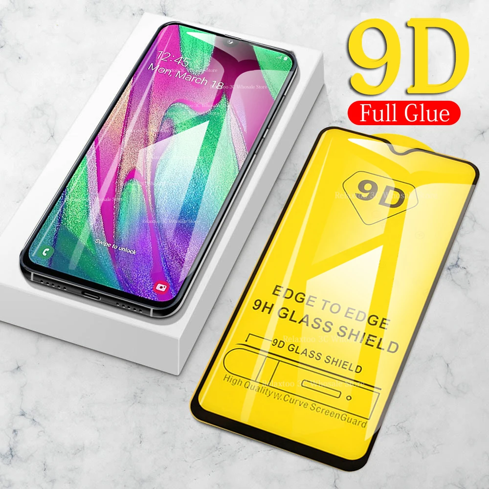 Закаленное стекло 9D для samsung a70/a50/a30/a40/a60/a20/a10|Защитные стёкла и плёнки телефонов| |