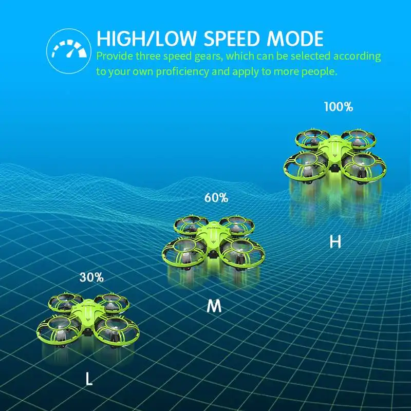 Eachine E016H мини удержания высоты «Безголовый» режим 8 минут полета 2,4G RC Quadcopter RTF RC маленький подарок малышу игрушки