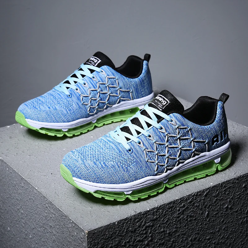 FANPAO рыбий чешуи сетка Flyknit дышащая полная воздушная подушка Профессиональная