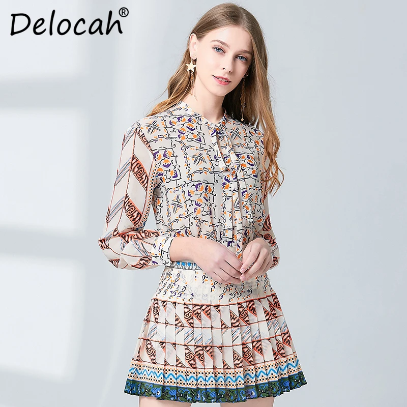 Delocah/весенне летнее женское платье модный дизайнерский костюм пальто с длинным