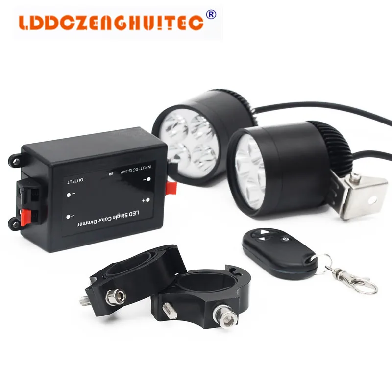 LDDCZENGHUITEC универсальные мотоциклетные светодиодные противотуманные фары