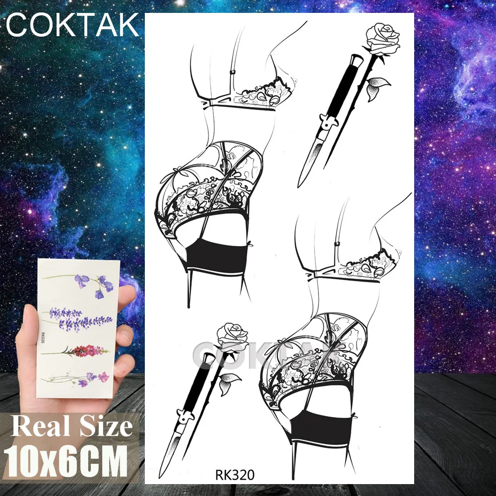 CRK320 Акварельные космические Временные татуировки для детей стикер космонавт Луна поддельные моющиеся татуировки для мужчин и женщин на руку боди-арт татуировки - Цвет: CRK320