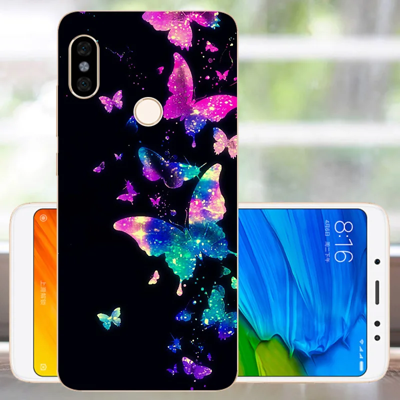Soft TPU Xiaomi Redmi Note 5 Cases Silicon Cover Case Bumper redmi 5Pro Mobile Phone 5.99 64GB | Мобильные телефоны и
