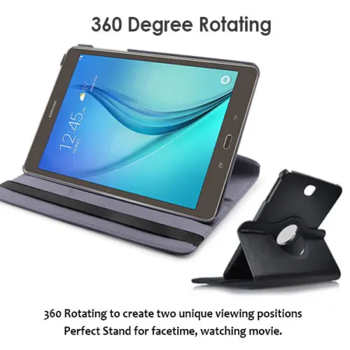 Вращающийся на 360 градусов чехол из искусственной кожи для Samsung Galaxy Tab A T550 T555 SM 9 7