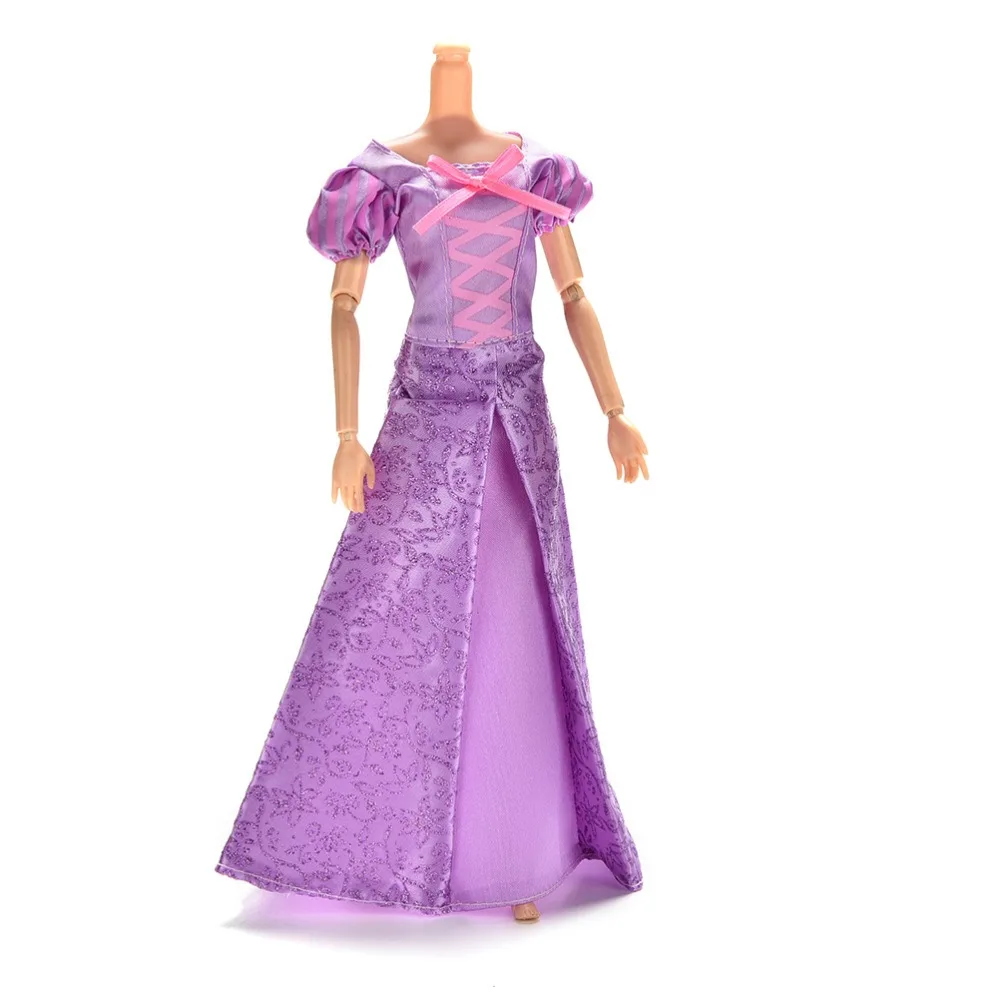 1 комплект фиолетовая одежда ручной работы летнее свадебное платье для спутанных