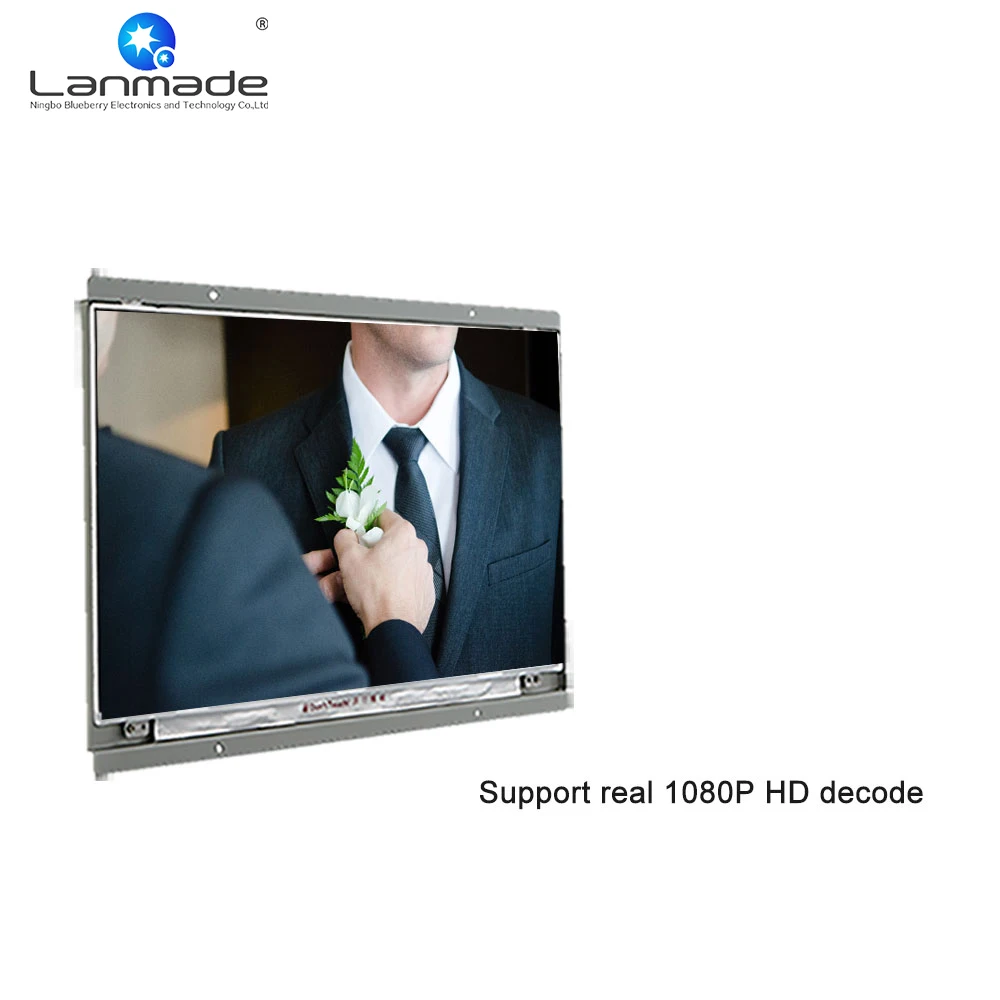 Настенный led экран 15 6 дюйма 1080P с открытой рамкой внешняя кнопка для внутренней