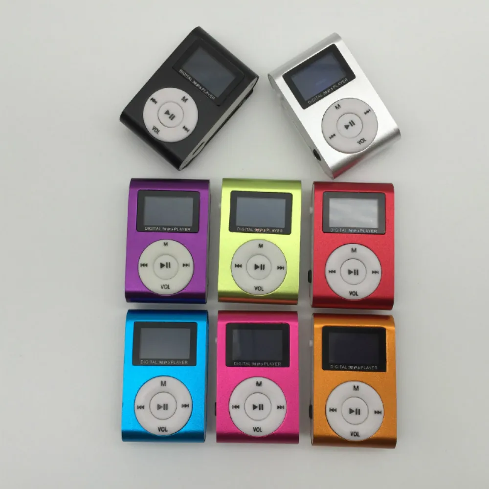 Card MP3 music player student sports Walkman card iron clip support a variety of format gifts small portable belt | Электроника
