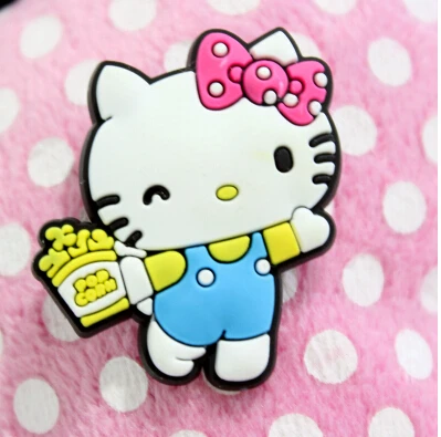 (50 шт./лот) пластиковые аксессуары для одежды из мультфильма размер 3 см|badge badges|hello