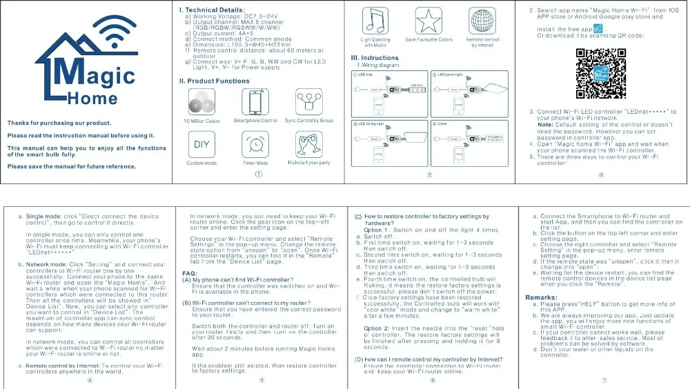 Регулируемая светодиодная лента RGB RGBW с таймером устройство для управления