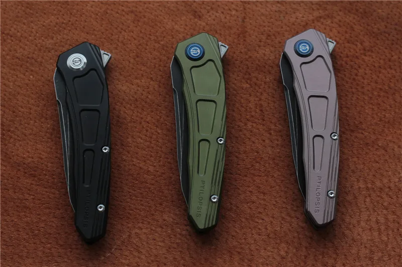 Складной нож MAXACE PTILOPSIS M390, ручка из алюминиевого сплава, нож для выживания на природе, для кемпинга, охоты, инструменты для повседневного использования