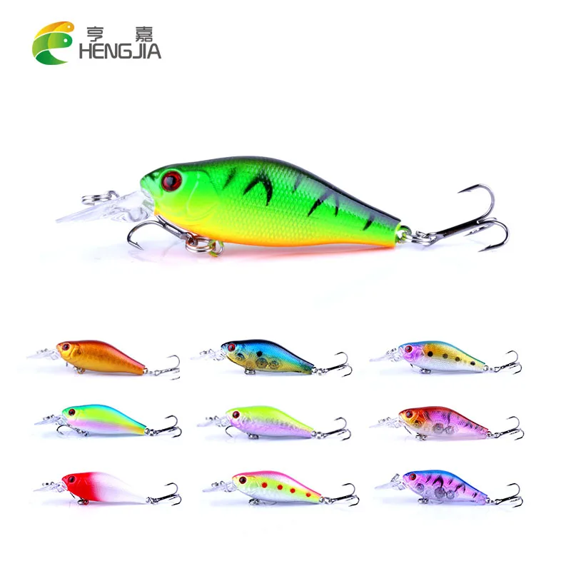 HENGJIA 1 шт. Pesca искуственные рыболовные приманки для рыбалки 8g 6 5 см воблеры pesca