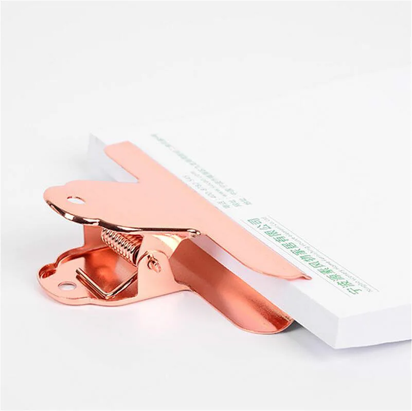 2 шт. большой золотой зажим из нержавеющей стали розовое золото уплотнительный