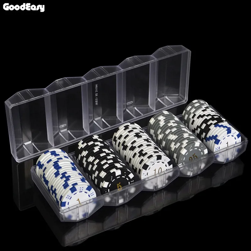 100pcs with wave lid 100 шт.-1000 шт./компл. 12 наименования 11,5 г/шт. ABS золочение фишки для покера монеты Техасский Холдем игры в покер фишки для покера фишек наборы для ухода за кожей - Цвет: 100pcs with wave lid