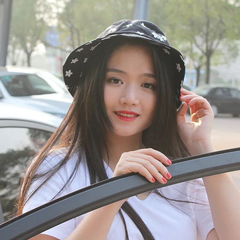 

JoursNeige New Bucket Hat Fashion Print Casual Camping Fishing Hat Bob Chapeau Peasca Hip Hop Men Women Sad Boy