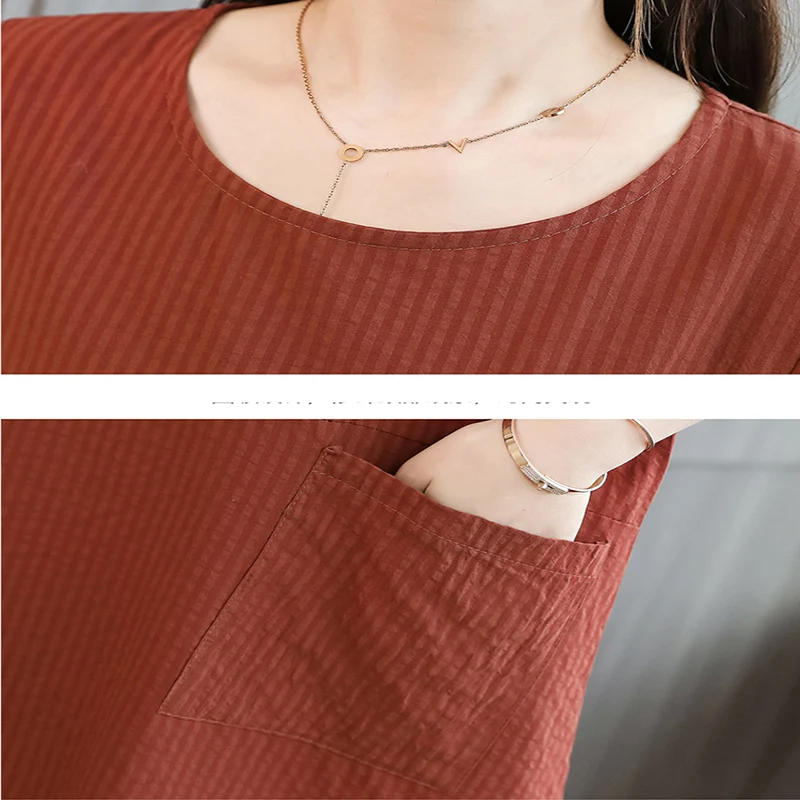 Женские платья новинка летние из хлопка и льна с простым принтом повседневное