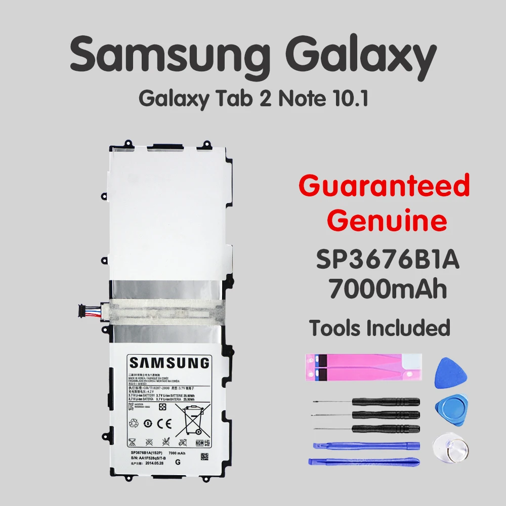 Оригинальный аккумулятор для планшета SP3676B1A Samsung Galaxy Note 10 1 GT-N8000 N8010 N8013 N8020 P7500 GT-P7510