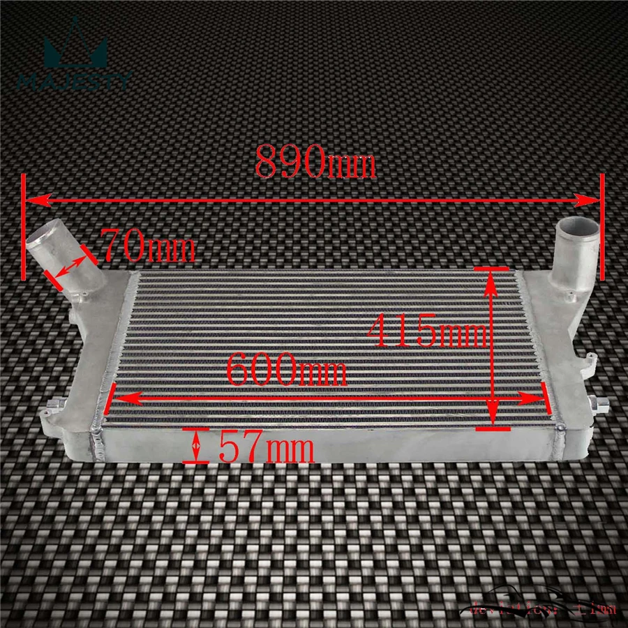 Aluminum Front Mount Intercooler For VW Golf GTI 06-10 2.0T Turbo MK5 (Version2) | Автомобили и мотоциклы