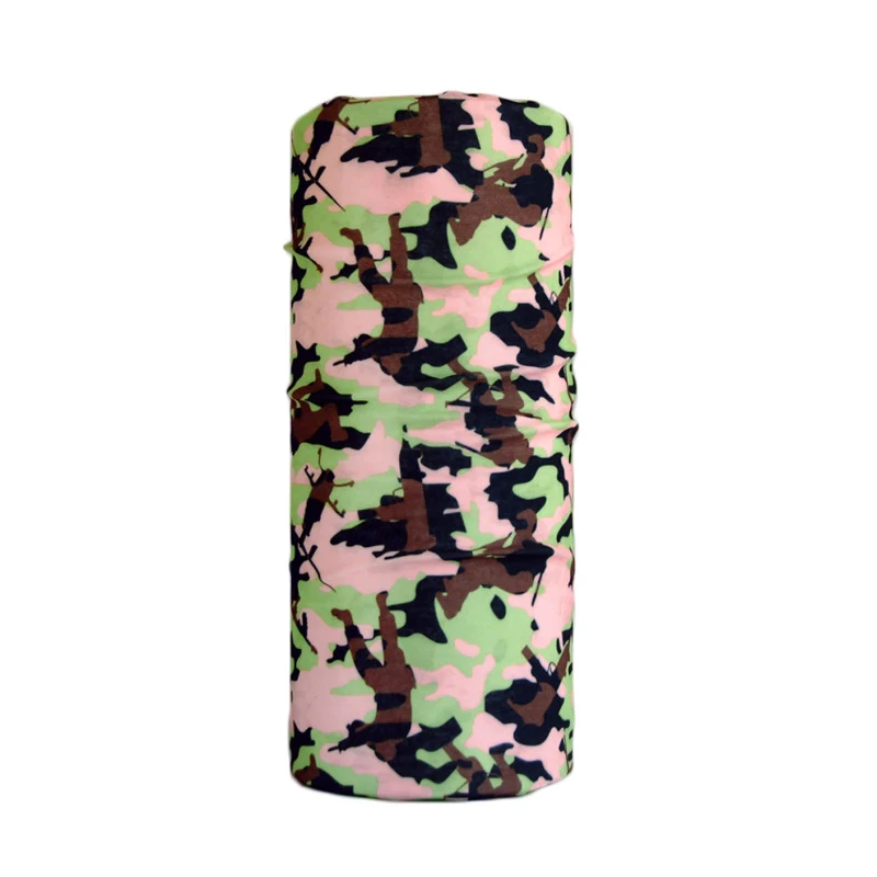 Камуфляжный шарф Бесшовный для велоспорта походов маска лица повязка на голову