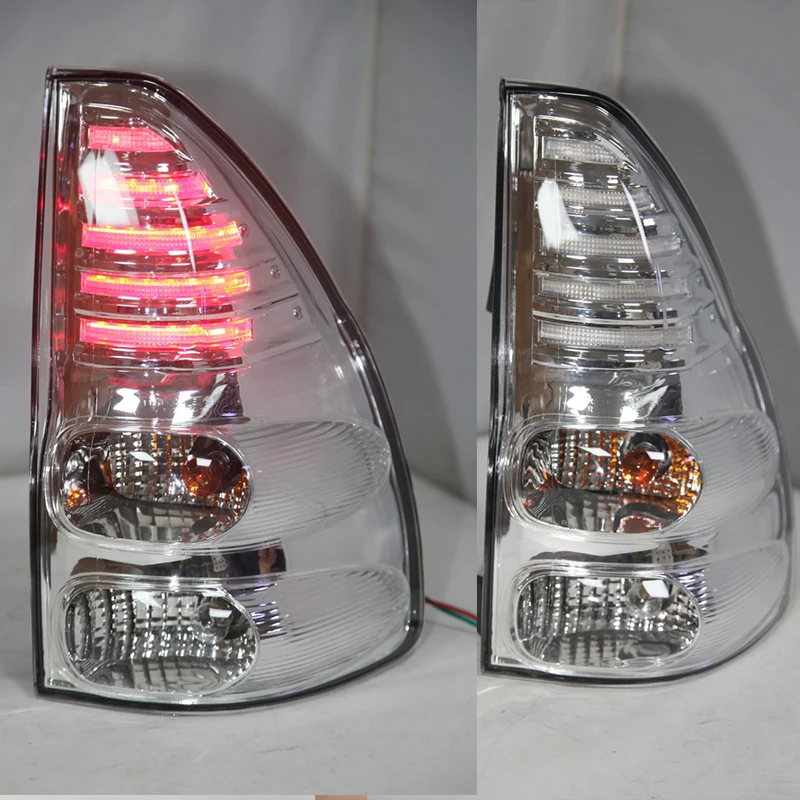 Светодиодсветодиодный задние фонари для Toyota Prado FJ120 2003 2004 2005 2006 2007 2008