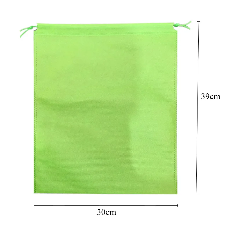 

Shoes Bag Pouch Storage Travel Bag Portable Tote Drawstring Bag Organizer Cover Non-Woven Laundry Dustproof Cover Low Price Prom