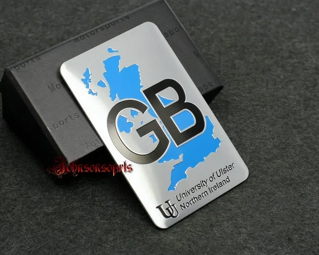 Оптовая Продажа Франция F Англия Германия D Италия карта флаг алюминиевый 3D